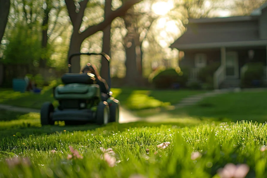 the lawn mower